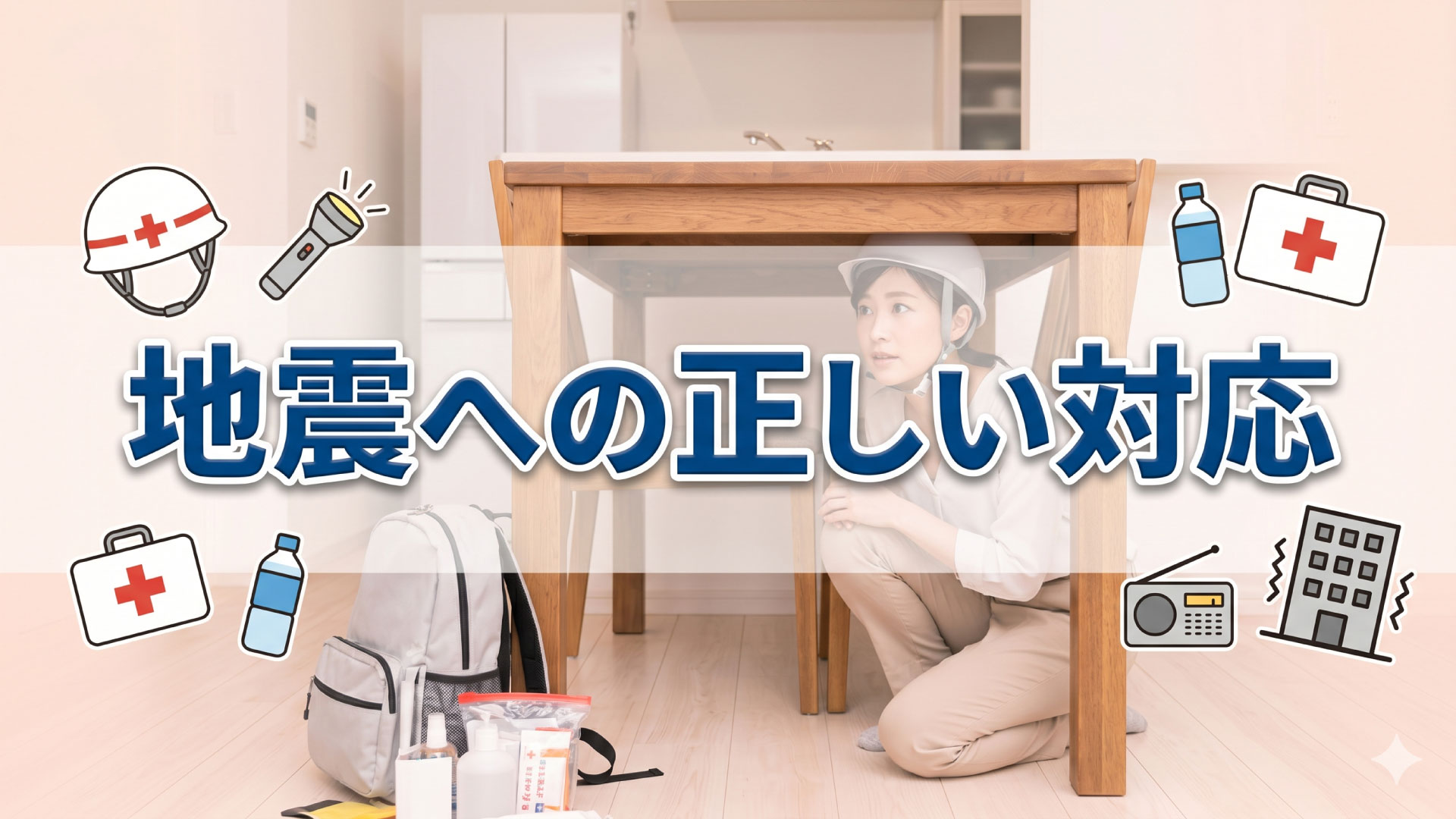 地震が急に来た時に取るべき正しい行動を知ろう